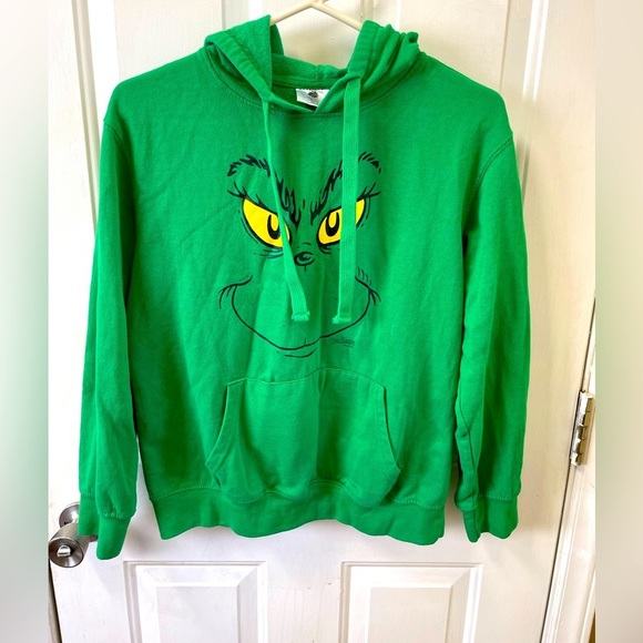 Tops - Dr. Seuss Grinch hoodie.